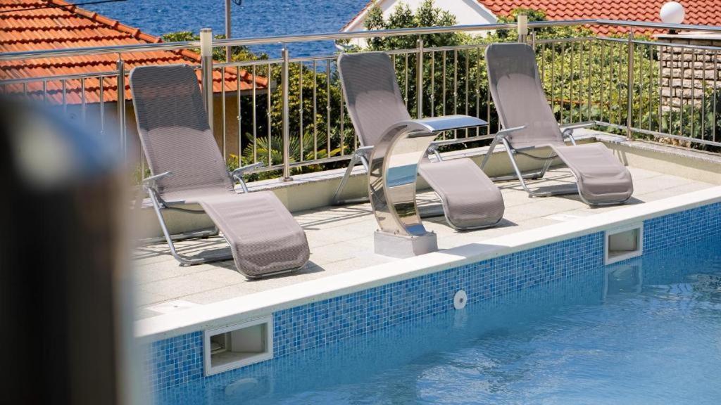 Trogir-Luxury Villa Sapphirus Seget Vranjica Exteriér fotografie